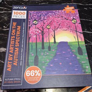 1000 piece Puzzle. Unique Artwork by people on the Autism Spectrum. "ZENAVIV"